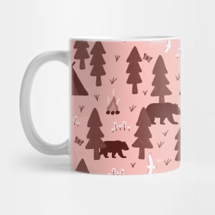 True North Pattern (Mahogany & Salmon) Mug